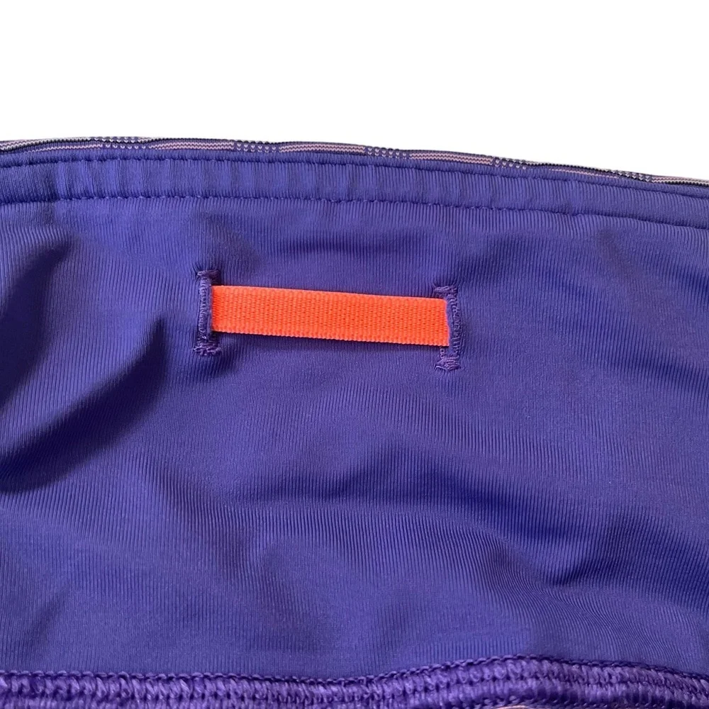 Lululemon Crop Leggings Space Dye Twist Iris Flower Pink Shell Size 6 - Picture 5 of 9